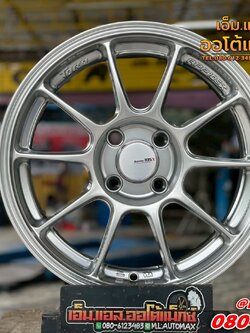 🛞ล้อแม็กซ์ TC105X ขนาด 15x7 ET35 PCD 4x100 สี Hyper Black (HB) เป็นล้อสปอร์ต🛞