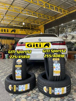 🛞🐘GITI SPORT S2 225/45R18 ยางใหม่ปี2024 🛞🐘GITI SPORT S2 255/40R18 ยางใหม่ปี2024