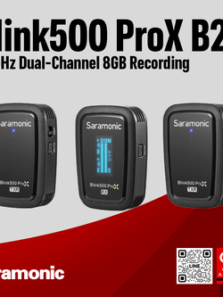 Saramonic - Blink500 ProX B2R 2.4GHz Dual-Channel