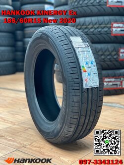 ยางใหม่ปี2020 Hankook Kinergy Ex 185/60R15 ยางคุณภาพดี นุ่มเงียบ พร้อมติดตั้งฟรี