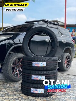 🚘 #TOYOTA_FORTUNER🛞 #เปลี่ยนยาง #OTANI #SA1000 265/50R20 #บริการตั้งศูนย์ล้อ🛞