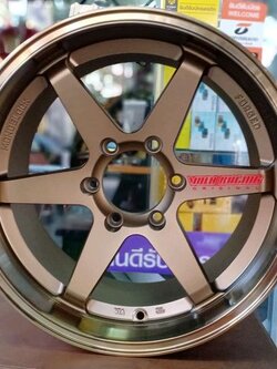 Te37 ขอบ18 หยอดแดง 6รู139