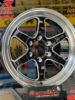 ล้อแม็กซ์ขอบ18 #Weld_W2R_EmotionR ล้อมาตรฐานคูณภาพดีมาตรฐานLenso หน้า18x9.5 ET25 หลัง 18x10.5 ET30 6x139.7 สีดำขอบเงา
