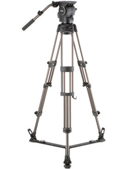 ขาตั้งกล้องวีดีโอ Libec RSP-750 Professional Aluminum Tripod System with Floor-level Spreader for ENG Setups