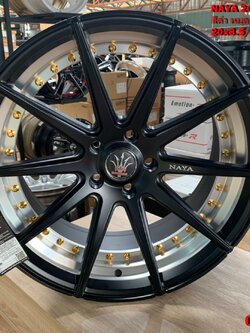 ล้อแม็กใหม่ขอบ20 สีดำ NAYA DAGGER LUXYRY 20x8.5/9.5 ET40 5x120