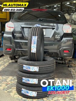 SUBARU_XV🚘เปลี่ยนยาง 🛞🐘#OTANI_EK3000_225/60R17