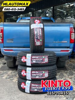 ISUZU_D-MAX🚘เปลี่ยนยาง 🛞🐘#KINTO_FUERTE K99_215/70R15