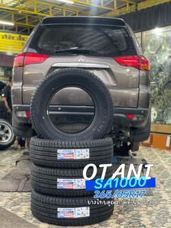 🚘 #MITSUBISHI_PajeroSport เปลี่ยนยาง #OTANI #SA1000 265/65R17🔥 🔥