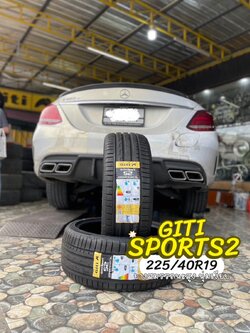 🚗#BENZ_C350e เปลี่ยนยาง 🛞#ยางจีที #ยางสปอร์ตสมรรถนะการขับขี่สูง 🛞 🛞#Giti_SportS2 225/40R19