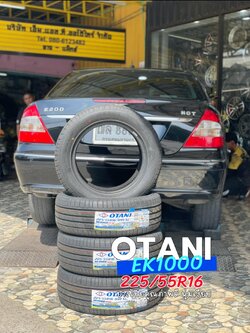 🚘 #BENZ_E200 เปลี่ยนยาง #OTANI_KC2000 #225/55R16
