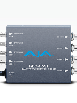 FiDO-4R-ST 4-Channel Single-Mode ST Fiber to 3G-SDI Receiver
