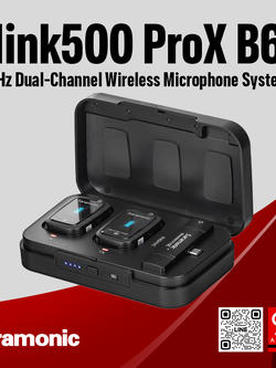Saramonic - Blink500 ProX B6 2.4GHz Dual-Channel Wireless Microphone System