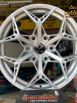 ล้อแม็กซ์ใหม่ขอบ18 #WheelPerformance Model HR-263 18x8.5 ET30 6x139.7 สีซิลเวอร์ขอบมิลลิ่งหน้าเงา ล้อมาตรฐานคุณภาพดี