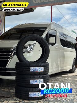 TOYOTA_COMMUTER🚘เปลี่ยนยาง 🛞🐘#OTANI_KC2000_235/55R18