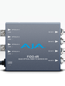 FiDO-4R 4-Channel Single-Mode LC Fiber to 3G-SDI Reciever
