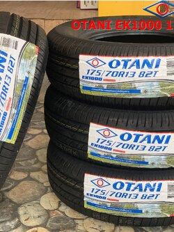 OTANI EK1000 175/70R13 ราคาพิเศษพร้อมติดตั้งฟรี สนใจสอบถามเพิ่มเติมได้ค่ะ
