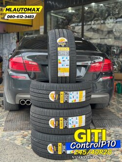 BMW_F11🚘เปลี่ยนยาง 🛞🐘#GITI_ControlP10_245/40R20