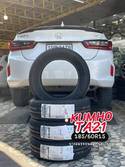 #HONDA_CITYเปลี่ยนยาง #KUMHO_TA21_185/60R15