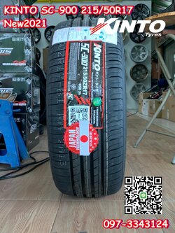 Kinto SC901 215/50R17 ยางสายพันธุ์ญี่ปุ่น ยางคุณภาพดีนุ่มเงียบ