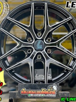 ล้อแม็กซ์ใหม่ขอบ18 เลนโซ่ LENSO รุ่น JAGER-DYNA สีดำขอบเงา