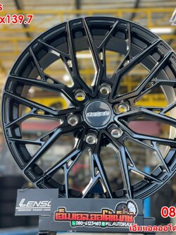 ล้อแม็กซ์ใหม่ขอบ18 Lenso Ventus18x9 ET+15 6x139.7 Satin Black