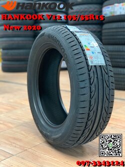 HANKOOK Ventus V12 evo2 195/55R15 ยางสปอร์ต คุณภาพดี นุ่มเงียบ ยางใหม่ปี2020