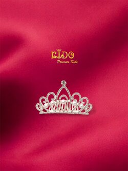 หวีเสียบเพชร(หน้าร้านอยู่รัชดา)KF737 มงกุฎเด็ก ประดับผม