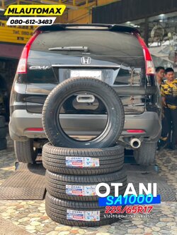 🚘 #HONDA_CRV🛞เปลี่ยนยาง #OTANI #SA1000 225/65R17
