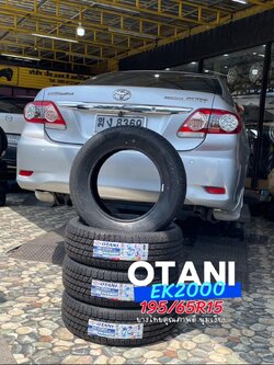 🚘#TOYOTA_ALTIS เปลี่ยนยางโอตานิ #OTANI_EK2000 #195/65R15