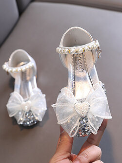 รองเท้าออกงานเด็ก(หน้าร้านอยู่รัชดา ลองได้)H134สีเงิน