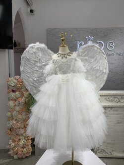 ปีกเด็ก *มีหน้าร้าน ตรงปก พร้อมส่ง *W04 ปีกนางฟ้าไซส์L(110*60)ขนนกสีขาว ทรงโค้ง แสนสวย พร็อพสำหรับตกแต่งชุดนางฟ้าน่ารัก