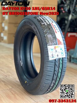 ยางใหม่ 185-65R14 Dayton DT30 By Bridgestone