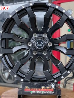 ล้อแม็กลายออฟโรดขอบ20 OASIS MT207 สีดำหน้าเงา 6x139.7