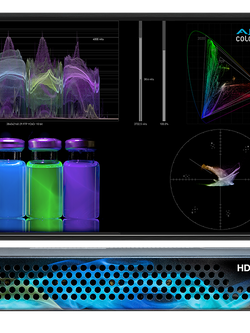 HDR Image Analyzer 12G Waveform, Histogram and Vectorscope Monitoring