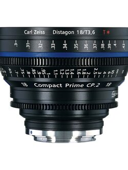 เลนส์ Zeiss ขนาด 18mm/T3.6 CP.2 Compact Prime Cine Lens with EF Mount
