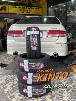 #HONDA_ACCORD🛞เปลี่ยนยาง #KINTO_FORZA001_225/45R18
