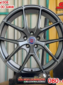 ล้อแม็กลายสวยหรู HRE SSW Model308 สีเทากัน ขอบ18 กว้าง8 5รู100