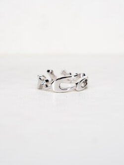 แหวน Cartier Signature 3Diamonds Limited Edition ทองคำขาว 18K ไซส์47# (Used) (Rare)