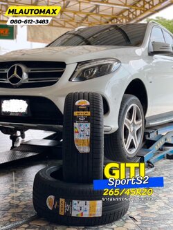 🚗#BENZ_GLE500e🛞เปลี่ยนยาง 🛞#ยางจีที #ยางสปอร์ตสมรรถนะการขับขี่สูง 🛞 🛞#Giti_SportS2 265/45R20