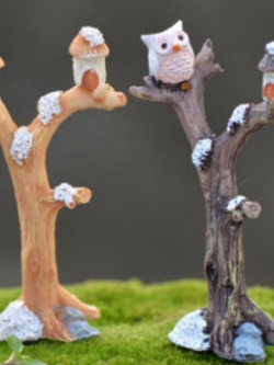 ต้นไม้กับนกฮูก (แพ็คคู่)