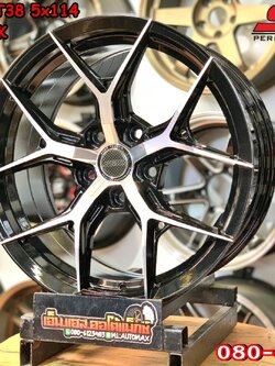 ล้อแม็กซ์ใหม่ขอบ17 SSW Stamford Sport Wheels รุ่น385 ขอบ17 กว้าง8 ออฟ38 5รู114 สีดำหน้าเงา สวยหรู