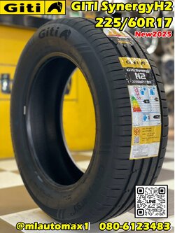 💥💥#ยางจีที #Giti Synergy H2 225/60R17 ยางใหม่ปี2025
