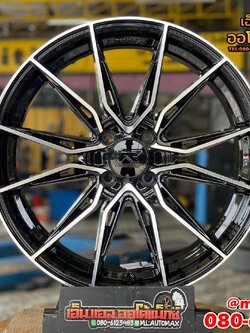 ล้อแม็กซ์ใหม่ Emotion-R #ล้อแม็กซ์ขอบ17 #EmotionR #ETV 17x7 ET35 4x100 สีดำขอบมิลลิ่งสีเงิน