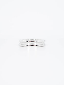 แหวน Bvlgari B.zero1 1band ทองขาว18K ไซส์ 50# (Used)