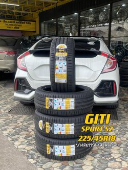 🚗#HONDA_CIVIC❤️🚘 🛞#ยางจีที #ยางสปอร์ตสมรรถนะการขับขี่สูง 🛞 🛞#Giti_SportS2 225/45R18🛞
