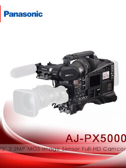 Panasonic AJ-PX5000G 2/3" 2.2MP MOS Image Sensor Full-HD Camcorder