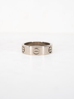 แหวน Cartier Love ทองขาว18K ไซส์ 49# (Used)