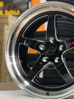 ล้อแม็กซ์ใหม่เวล Racing ขอบ18 ขนาด5รู114