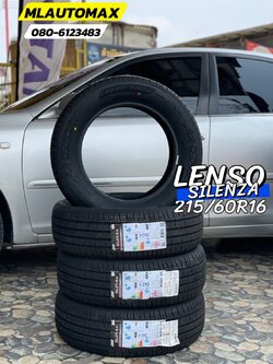#TOYOTA_CAMRY 🚘 เปลี่ยนยาง 🛞#LENSO_SILENZA 215/60R16 🛞