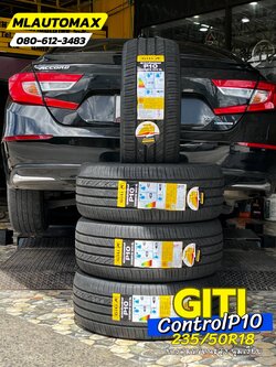 HONDA_ACCORD🚘❤️💫 🛞🐘#GITI_ControlP10_235/50R18